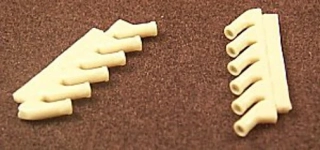 1/48 Spitfire Mk IX Tubular Exhausts for Hasegawa
