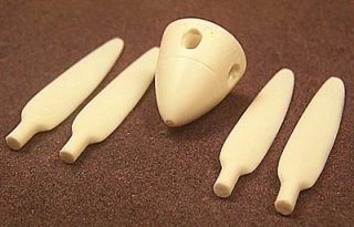 Propeller & Spinner (fits Hasegawa & ICM kits)