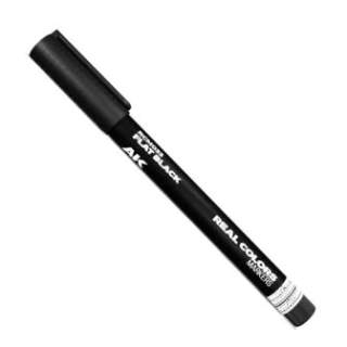 AK REAL COLORS MARKER RCM033 FLAT BLACK