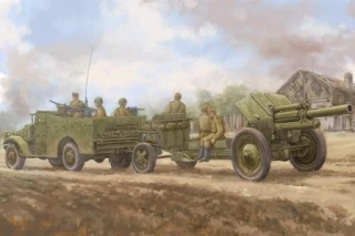1/35 M3A1 late version tow 122mm Howitzer M-30