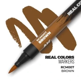 AK REAL COLORS MARKER RCM007 BROWN 