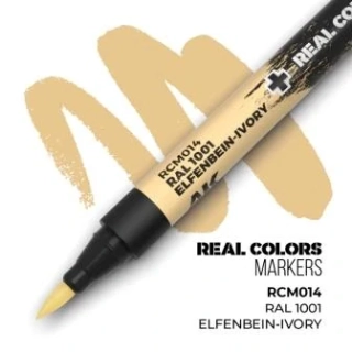 AK REAL COLORS MARKER RCM014 RAL 1001 ELFENBEIN-IVORY