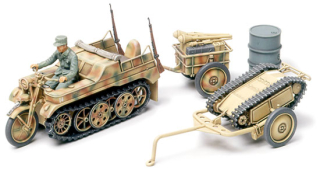 1/48 Kettekraftrad w/Cart+Goliath