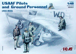 1/48  USAAF Pilots and Ground Personnel
